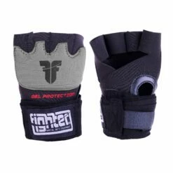 Fighter Gel Hand Wraps - Black/gray, FGWN-001BG
