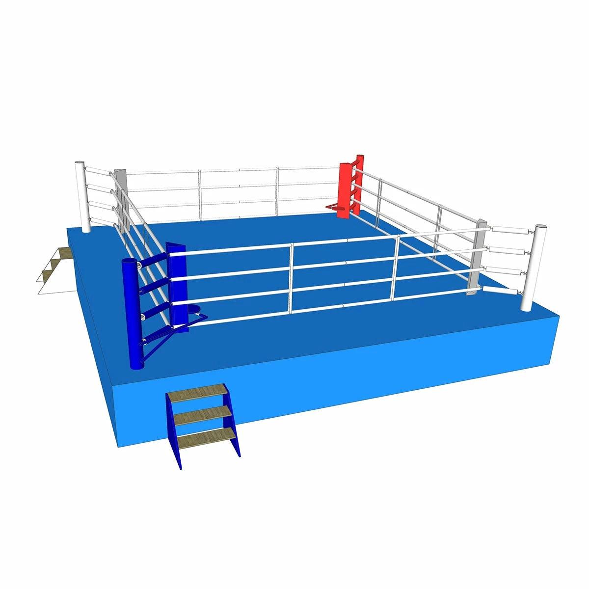 Boxing Ring 7,8 X 7,8 M According The AIBA Ruels, BRCP75-4 3 Boxing Ring 7,8 X 7,8 M According The AIBA Ruels, BRCP75-4