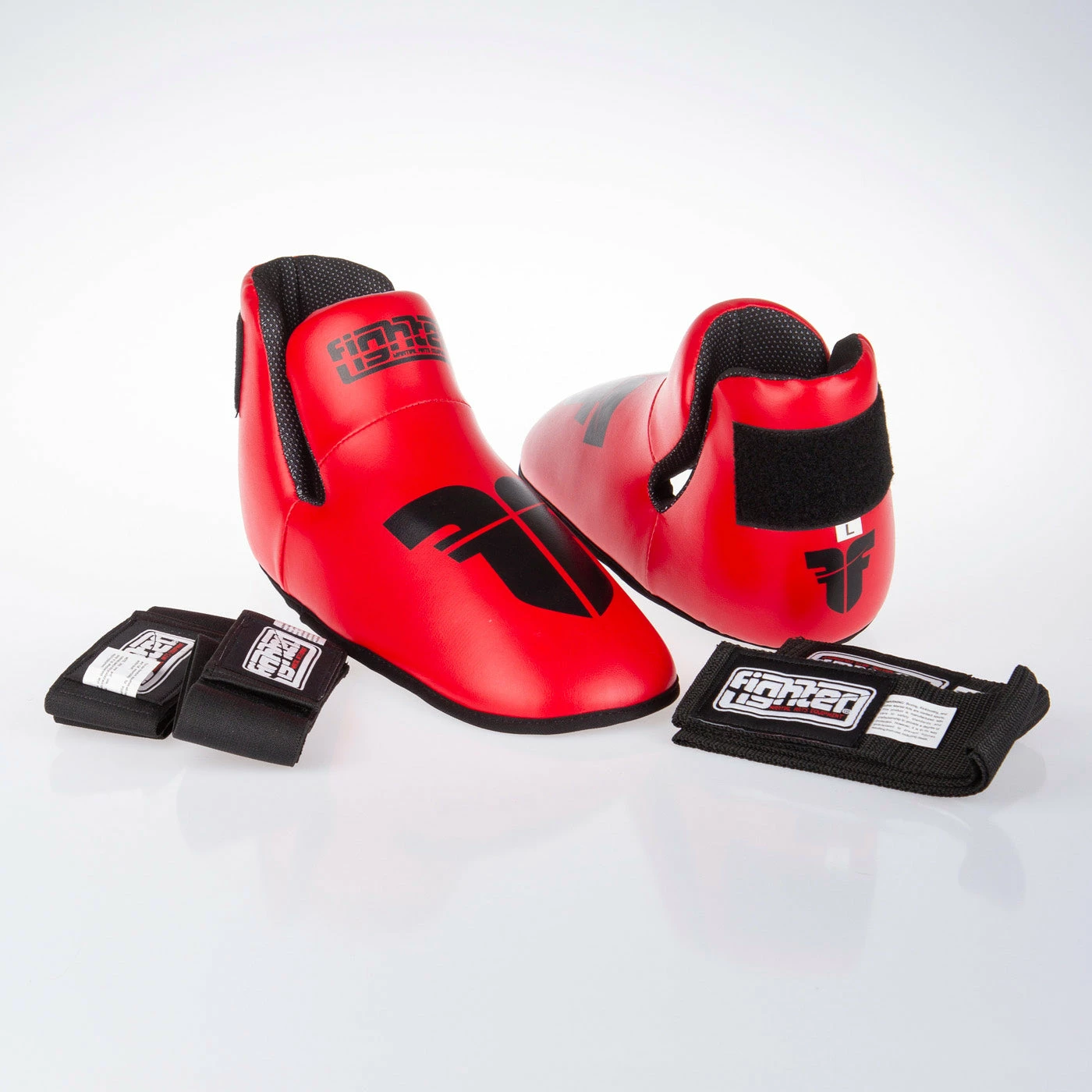 Fighter Strap Kicks - Red, FFG-001NR 4 Fighter Strap Kicks - Red, FFG-001NR - Image 2
