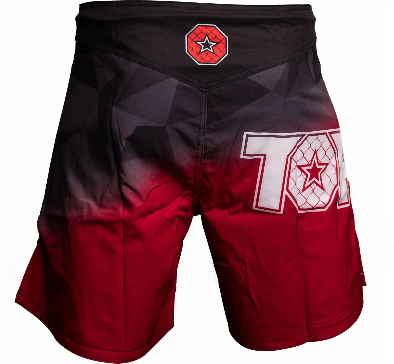 Top Ten MMA Prism Shorts - Red, 18151-41 4 Top Ten MMA Prism Shorts - Red, 18151-41 - Image 2