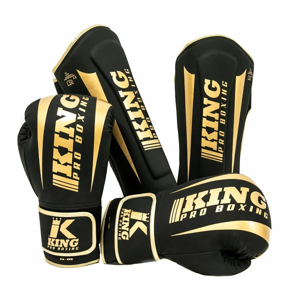 King Pro Boxing Boxing Gloves Revo 6 - Black/gold 9 King Pro Boxing Boxing Gloves Revo 6 - Black/gold - Image 7