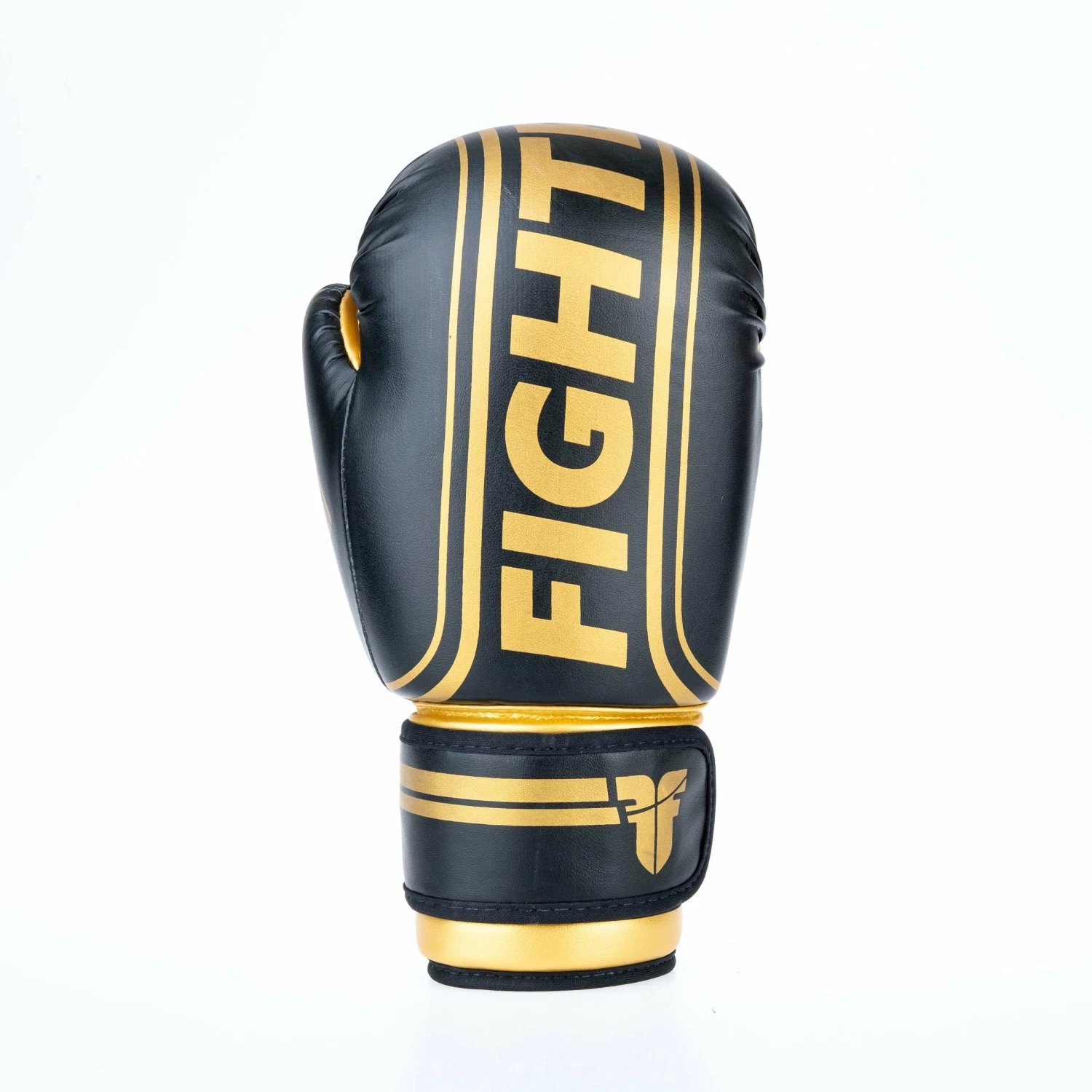 Fighter Boxing Gloves Basic Stripe - Black/gold 7 Fighter Boxing Gloves Basic Stripe - Black/gold - Image 5