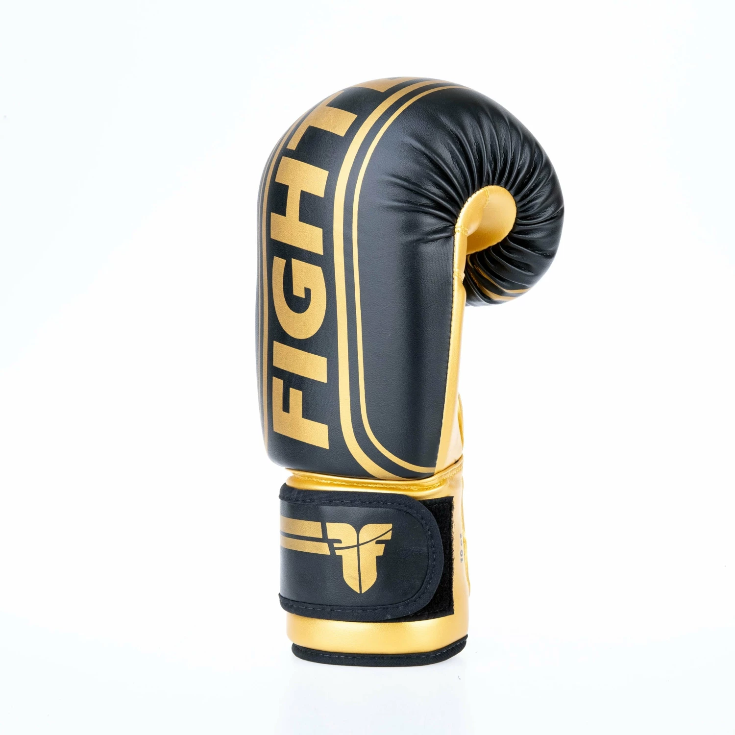 Fighter Boxing Gloves Basic Stripe - Black/gold 8 Fighter Boxing Gloves Basic Stripe - Black/gold - Image 6