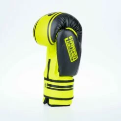 Fighter Boxing Gloves Basic Stripe - Neon Yellow/black 13 Fighter Boxing Gloves Basic Stripe - Neon Yellow/black -Fighters Europe Store 1376APU BN03
