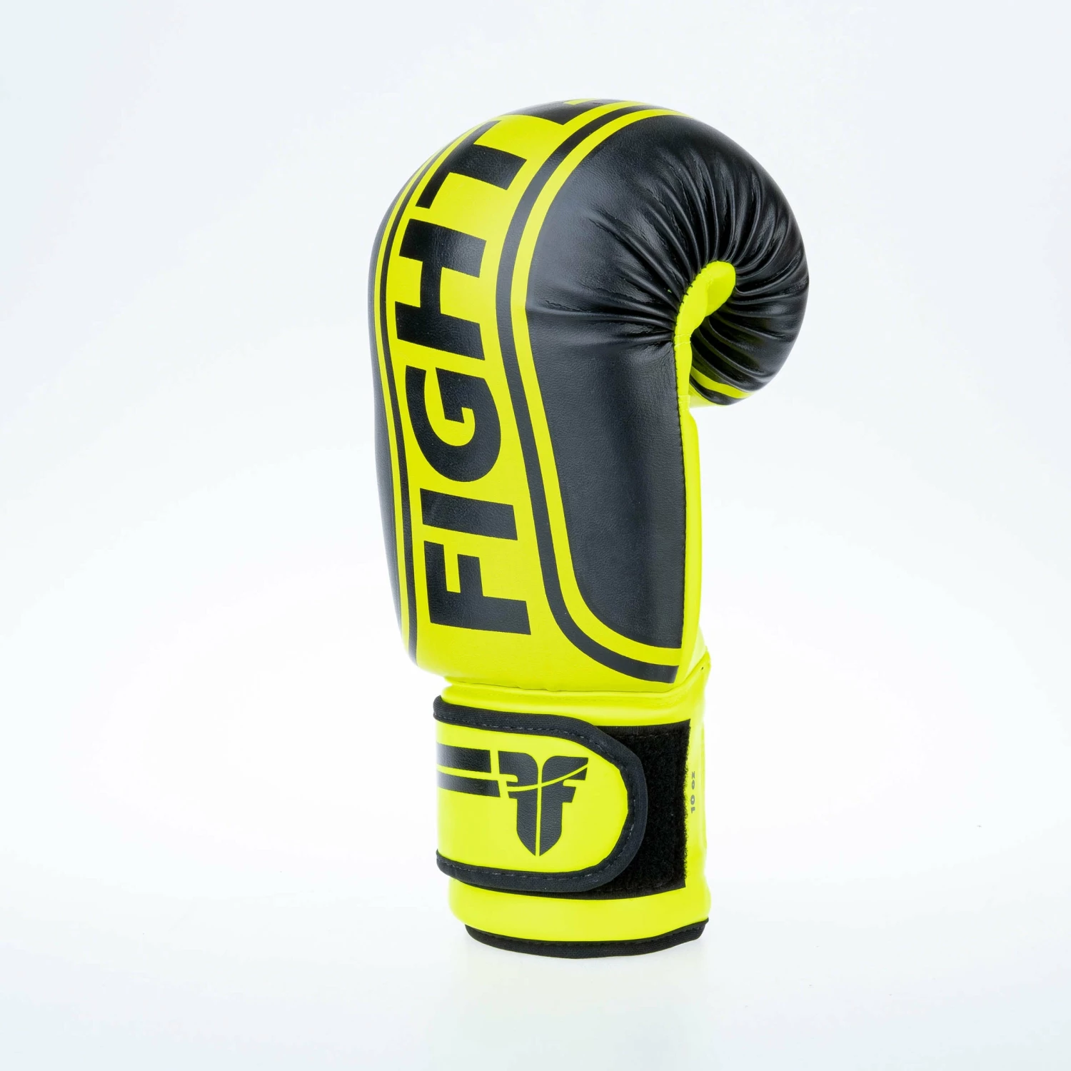 Fighter Boxing Gloves Basic Stripe - Neon Yellow/black 8 Fighter Boxing Gloves Basic Stripe - Neon Yellow/black - Image 6