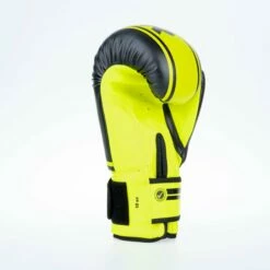 Fighter Boxing Gloves Basic Stripe - Neon Yellow/black 17 Fighter Boxing Gloves Basic Stripe - Neon Yellow/black -Fighters Europe Store 1376APU BN07