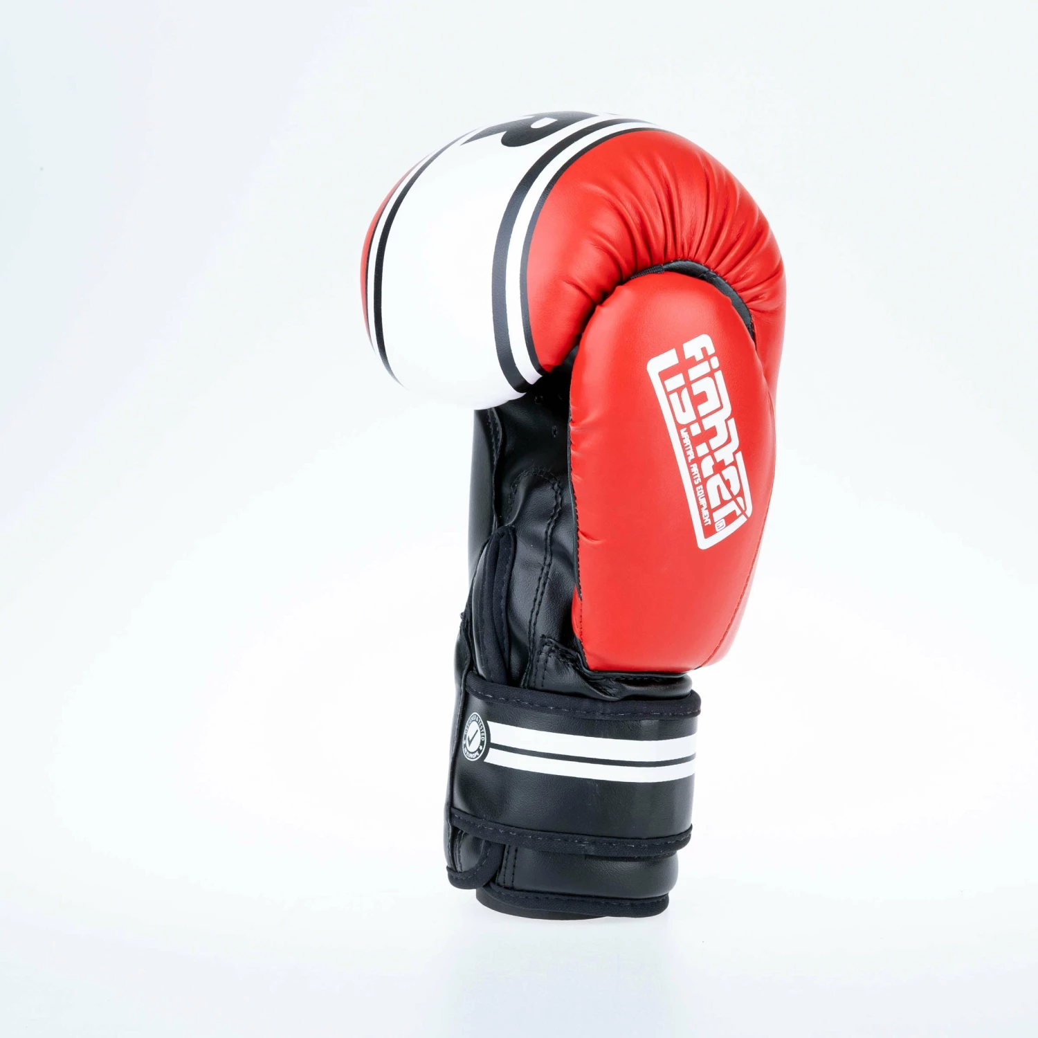 Fighter Boxing Gloves Basic Stripe - Red 5 Fighter Boxing Gloves Basic Stripe - Red - Image 3
