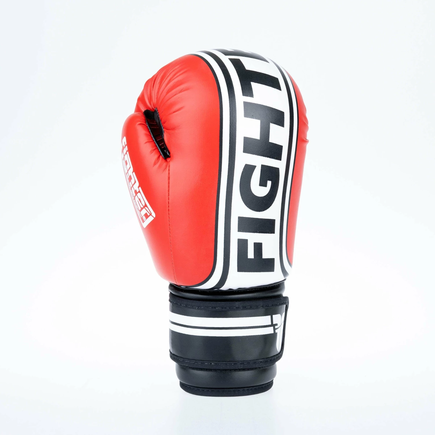 Fighter Boxing Gloves Basic Stripe - Red 7 Fighter Boxing Gloves Basic Stripe - Red - Image 5