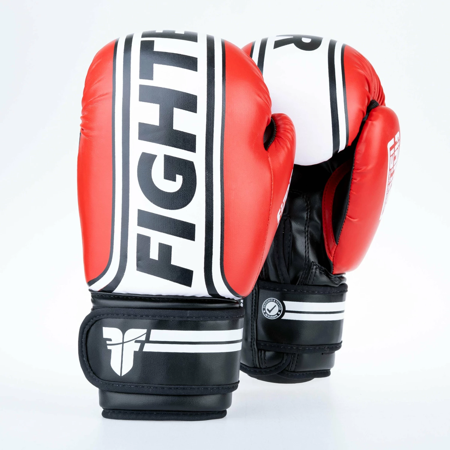 Fighter Boxing Gloves Basic Stripe - Red 13 Fighter Boxing Gloves Basic Stripe - Red - Image 11