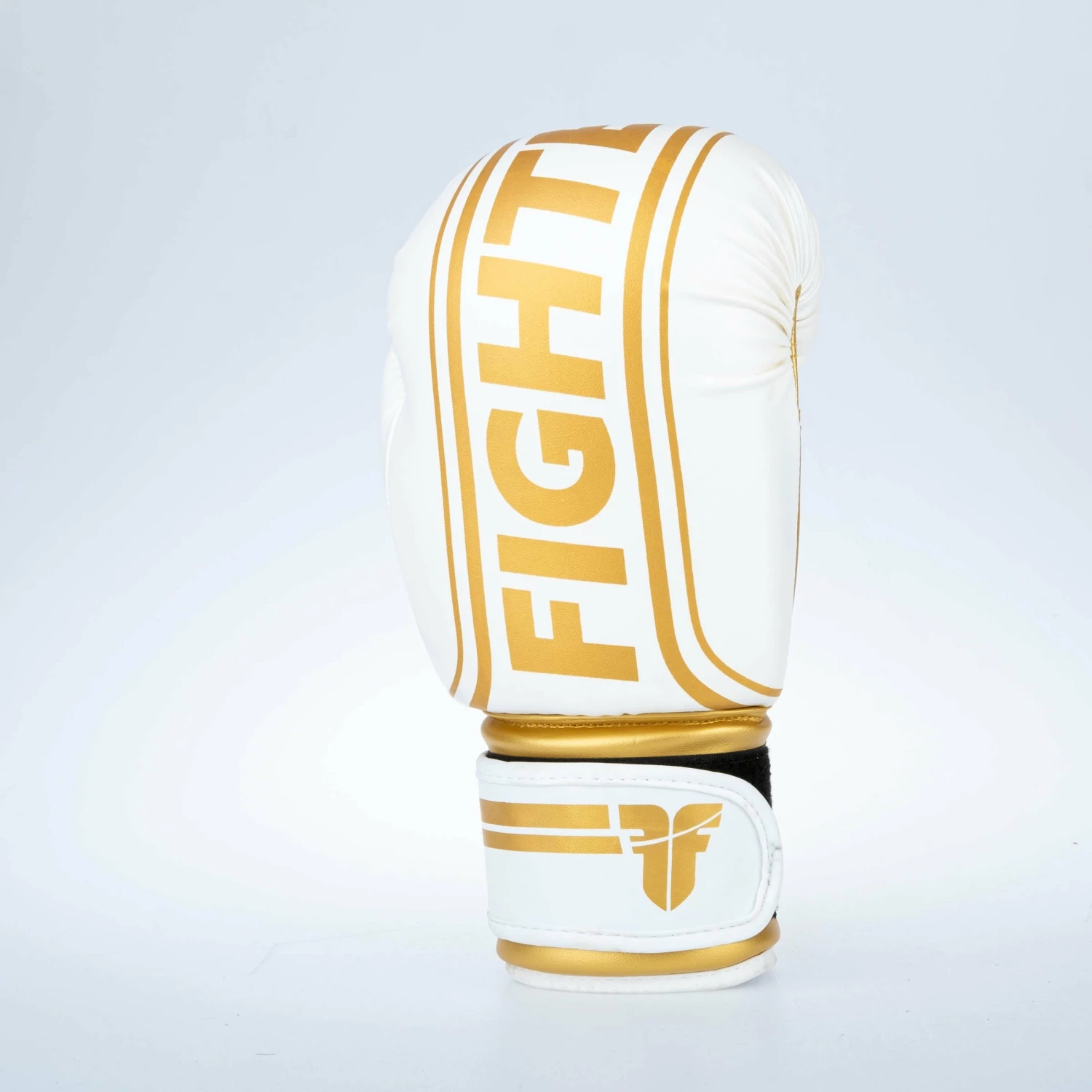 Fighter Boxing Gloves Basic Stripe - White/gold 8 Fighter Boxing Gloves Basic Stripe - White/gold - Image 6