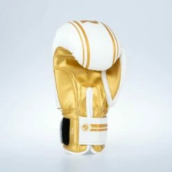 Fighter Boxing Gloves Basic Stripe - White/gold 18 Fighter Boxing Gloves Basic Stripe - White/gold -Fighters Europe Store 1376APU WG08