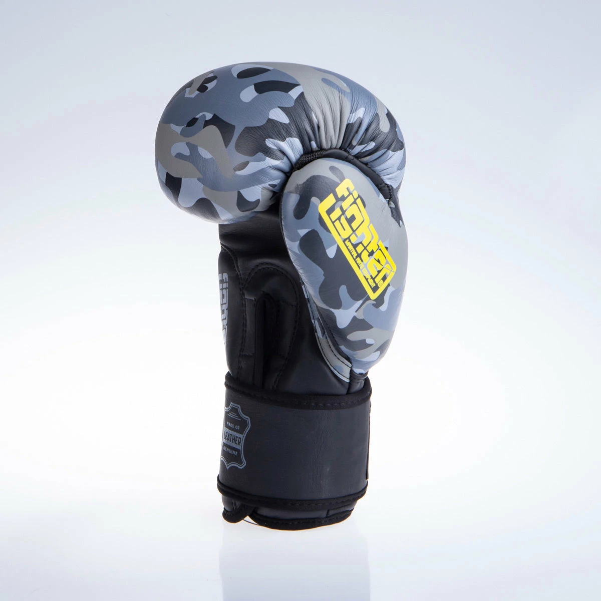 Fighter Boxing Gloves SIAM - Grey Camo, FBG-003C 5 Fighter Boxing Gloves SIAM - Grey Camo, FBG-003C - Image 3