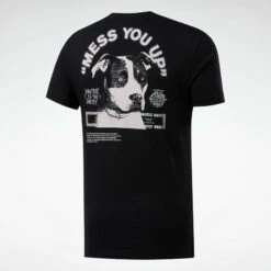 Reebok CrossFit Mess You Up Tee - Black, FJ5285 -Fighters Europe Store 1959963d9bd76d23eb2be866fc25b562