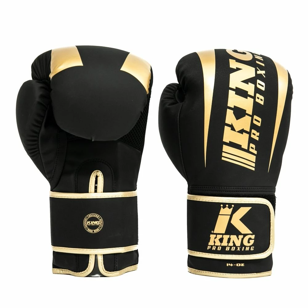 King Pro Boxing Boxing Gloves Revo 6 - Black/gold 3 King Pro Boxing Boxing Gloves Revo 6 - Black/gold