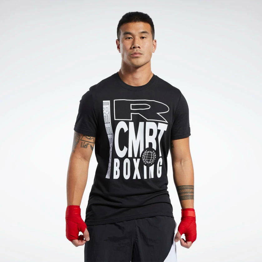 Reebok Combat Boxing Tee - Black, FJ5333 3 Reebok Combat Boxing Tee - Black, FJ5333
