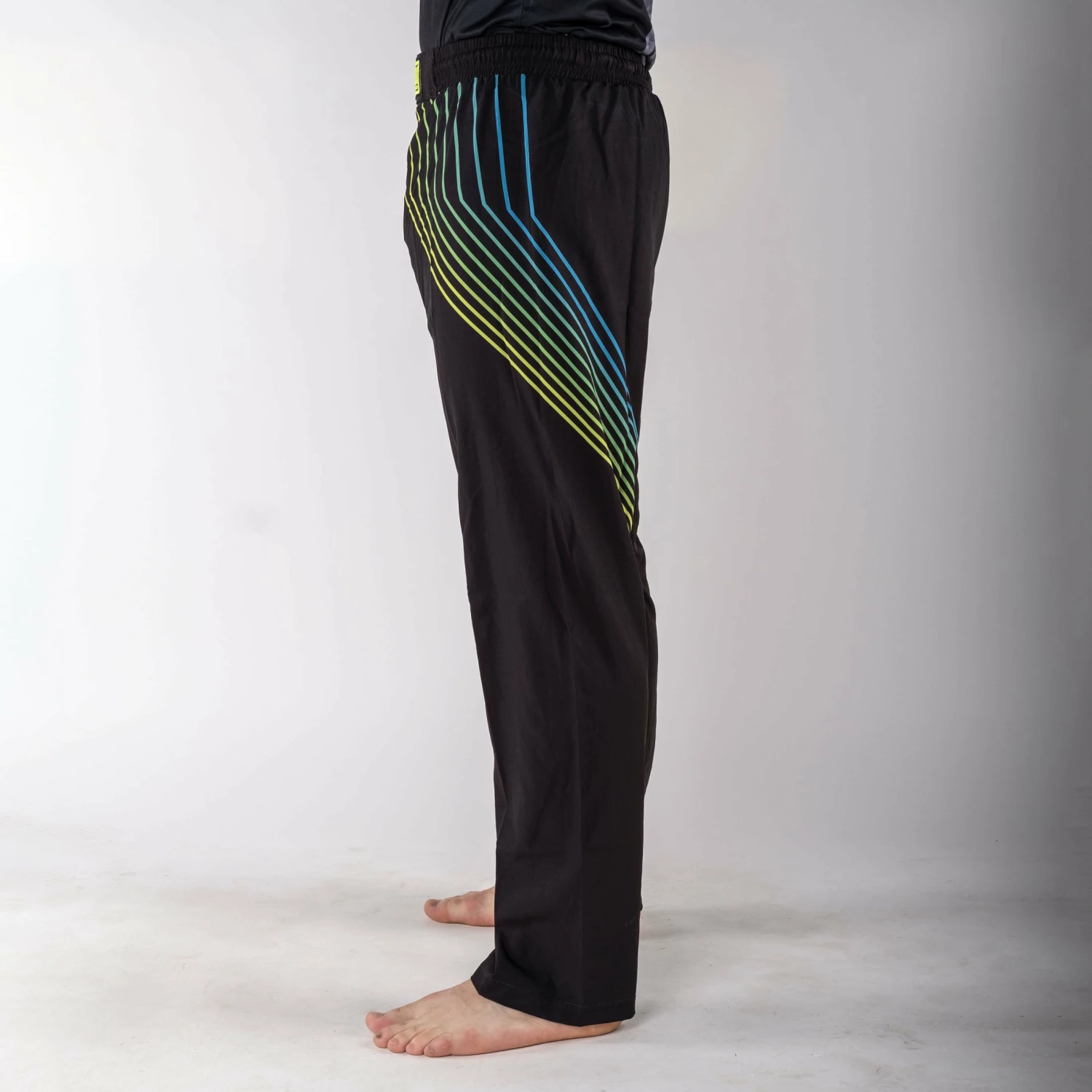 Fighter Pants - FIGHT - Black/rainbow, FF-P004B 4 Fighter Pants - FIGHT - Black/rainbow, FF-P004B - Image 2