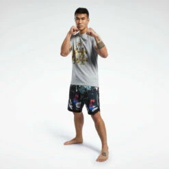 Reebok Combat Conor McGregor Tee - Grey, FM1493 -Fighters Europe Store 22957933e53350f73bc97233b0784e3b