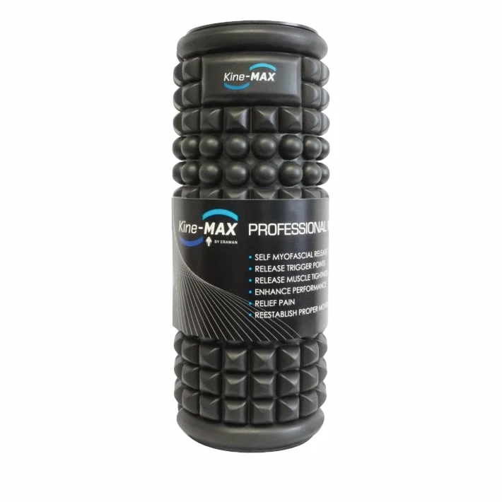 KINE-MAX Professional Massage Foam Roller - Black, PMFR-BLACK.01 3 KINE-MAX Professional Massage Foam Roller - Black, PMFR-BLACK.01