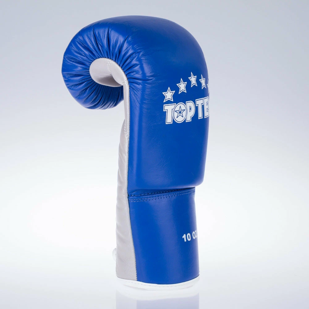 Top Ten Pro Boxing Gloves - Blue/silver, 20182-6110 6 Top Ten Pro Boxing Gloves - Blue/silver, 20182-6110 - Image 4