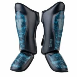 Fighter Shinguards Thai - Jungle Series - Blue Camo, JE1573CA