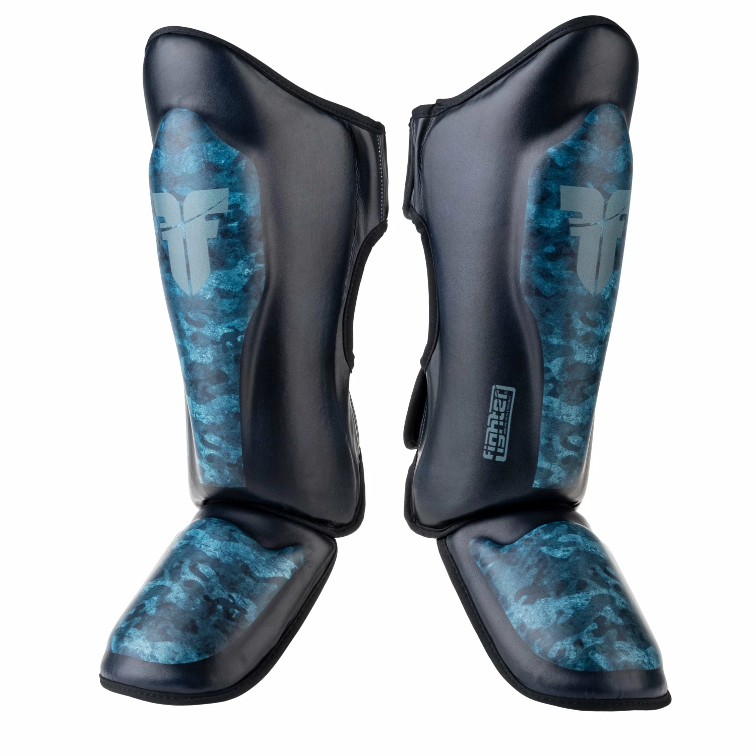 Fighter Shinguards Thai - Jungle Series - Blue Camo, JE1573CA 3 Fighter Shinguards Thai - Jungle Series - Blue Camo, JE1573CA