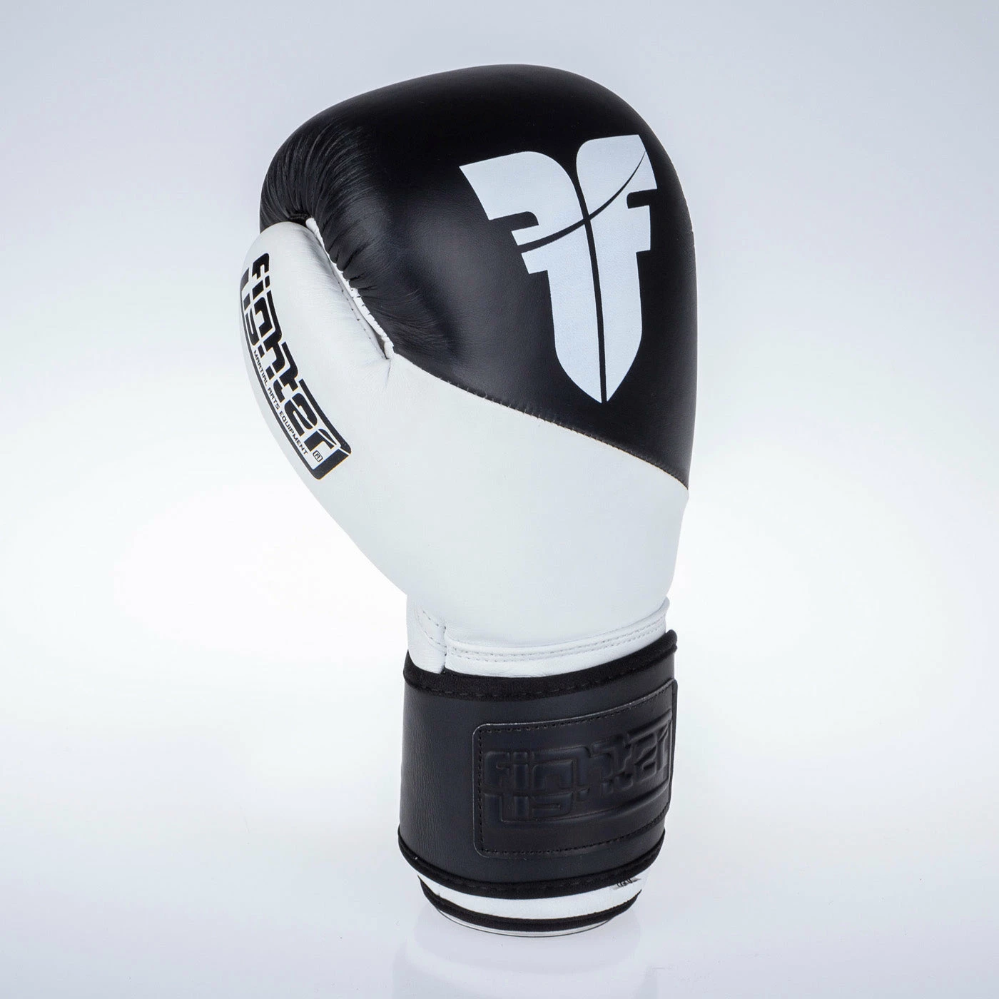 Fighter Boxing Gloves SPLIT- Black/white, FBG-001BW 8 Fighter Boxing Gloves SPLIT- Black/white, FBG-001BW - Image 6
