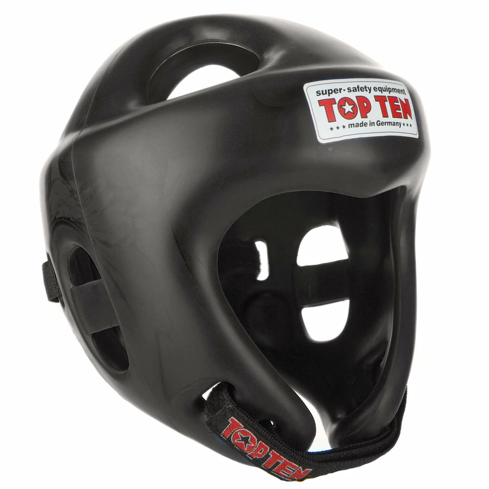 Headguard Top Ten Fight - Black, 1061 Black 3 Headguard Top Ten Fight - Black, 1061 Black