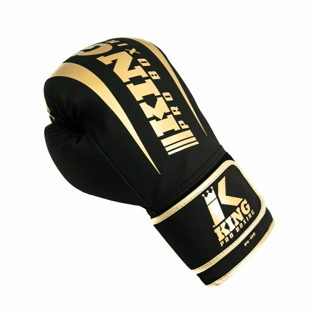 King Pro Boxing Boxing Gloves Revo 6 - Black/gold 5 King Pro Boxing Boxing Gloves Revo 6 - Black/gold - Image 3