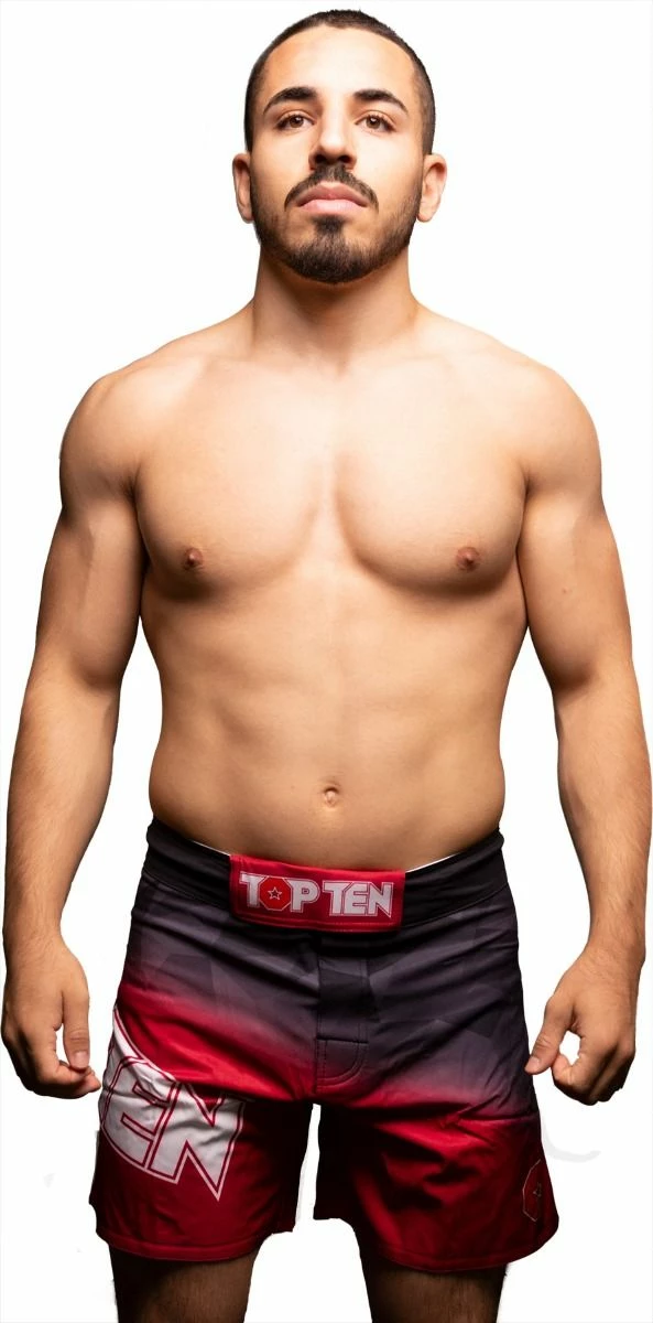 Top Ten MMA Prism Shorts - Red, 18151-41 7 Top Ten MMA Prism Shorts - Red, 18151-41 - Image 5