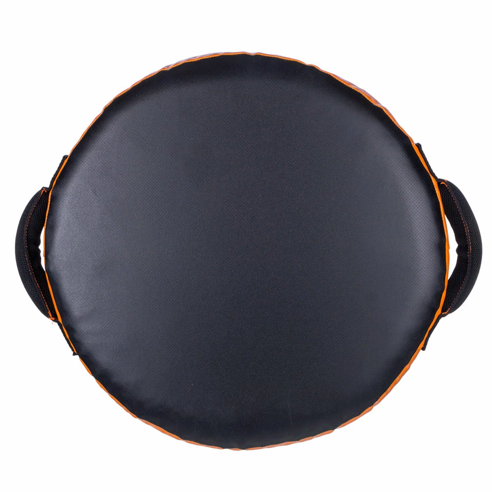 Fighter Round Shield - Black/orange, FKSH-08 5 Fighter Round Shield - Black/orange, FKSH-08 - Image 3