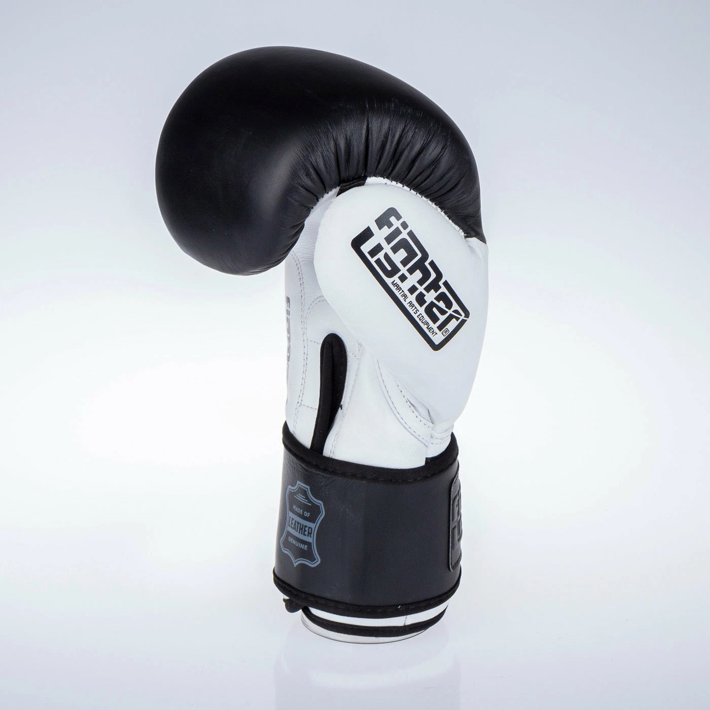 Fighter Boxing Gloves SPLIT- Black/white, FBG-001BW 11 Fighter Boxing Gloves SPLIT- Black/white, FBG-001BW - Image 9