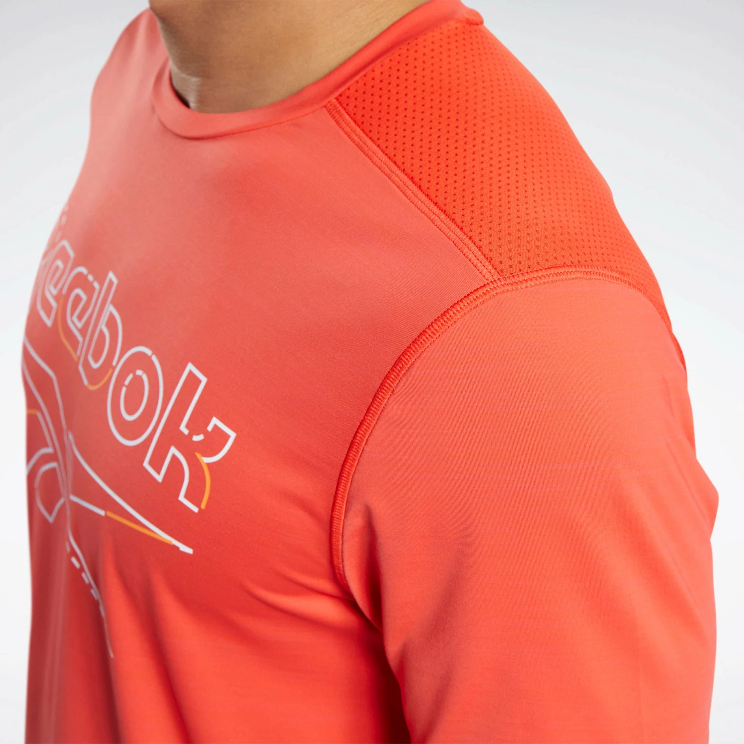 Reebok Activchill Tee - Red, FU3283 8 Reebok Activchill Tee - Red, FU3283 - Image 6