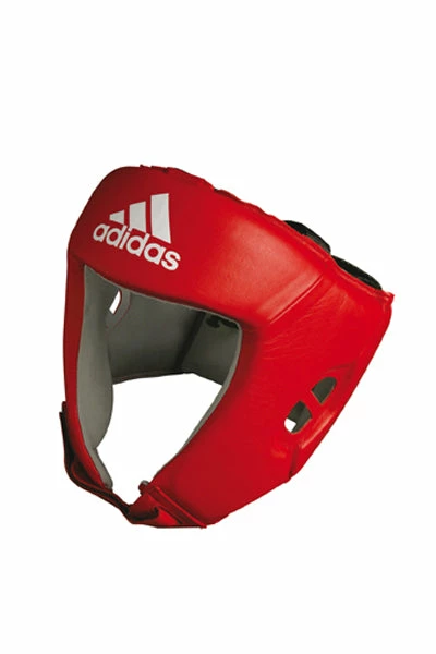 ADIDAS AIBA Boxing Head Guard - Red, AIBAH1-R 3 ADIDAS AIBA Boxing Head Guard - Red, AIBAH1-R