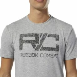 Reebok Combat Core Tee - Grey, DQ1985 -Fighters Europe Store 5efc89bafd4e932459087b53def8c0c9