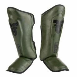 Fighter Shinguards Thai Classic - Khaki/camo, JE1573CKH