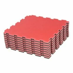 Tatami Mini Set Of 8 Pieces - Red/black, FTTM-50