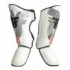 Fighter Shinguards Thai Classic - White/black, JE1573BWH