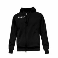 Givova Full Hoodie - Black, MA024B