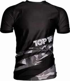 Rash Guard TOP TEN Scratched - Black, 14161-9
