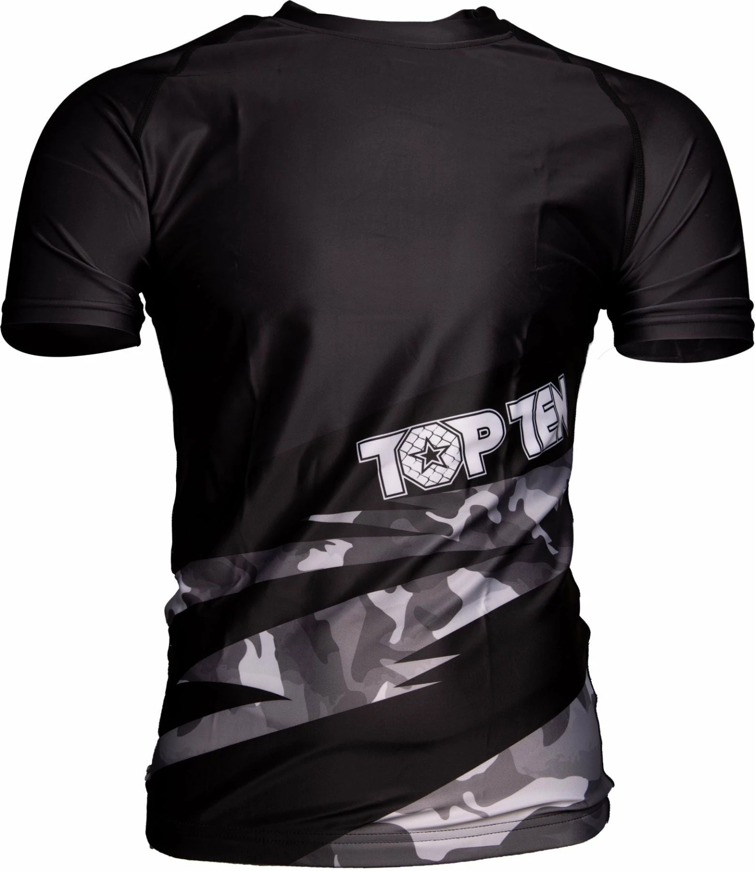 Rash Guard TOP TEN Scratched - Black, 14161-9 3 Rash Guard TOP TEN Scratched - Black, 14161-9