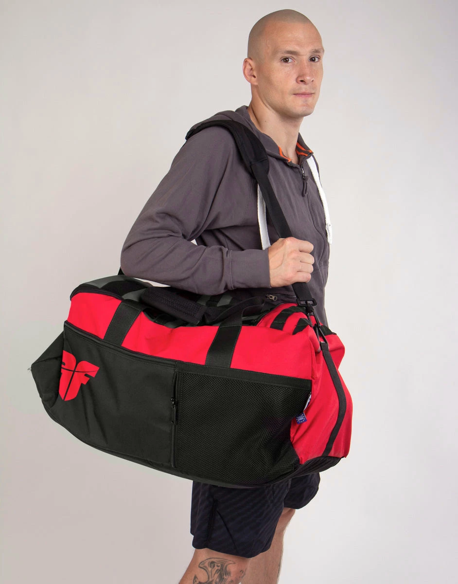 Fighter Sports Bag LINE XL - Red/gray/black, FTBP-01 7 Fighter Sports Bag LINE XL - Red/gray/black, FTBP-01 - Image 5