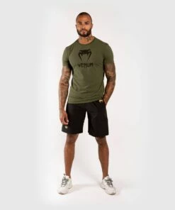 Venum Classic T-shirt - Khaki -Fighters Europe Store 68c85cc79f4bb049b65ee20799a6c6c49da32356 TS CLASSIC KAKI BLACK SD 05