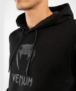 Venum Hoodie Classic - Black 14 Venum Hoodie Classic - Black -Fighters Europe Store 717a2579986a87bf08d7a8aa52e7d81161847361 HOODY KANGOO CLASSIC BLACK BLACK 05