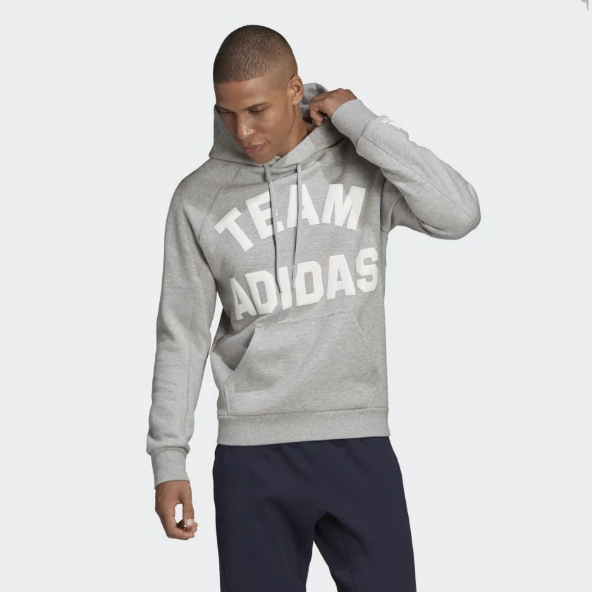 Adidas Hood - Grey, DX7957 10 Adidas Hood - Grey, DX7957 - Image 8
