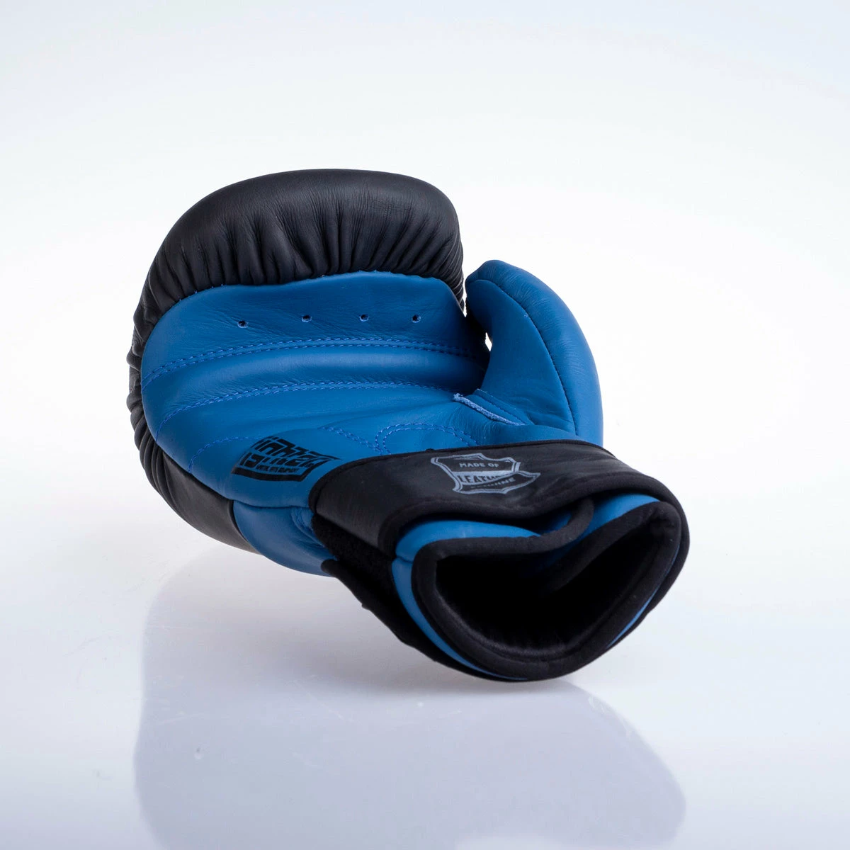 Fighter Boxing Gloves SPLIT- Matt Blue/black, FBG-001BBL 6 Fighter Boxing Gloves SPLIT- Matt Blue/black, FBG-001BBL - Image 4