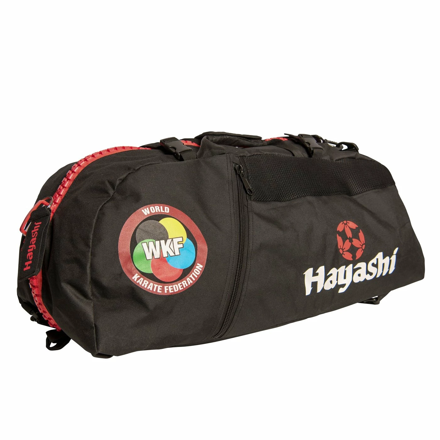 Hayashi WKF Gym Bag / Backpack Combo - Large Size, 8041-9405 3 Hayashi WKF Gym Bag / Backpack Combo - Large Size, 8041-9405