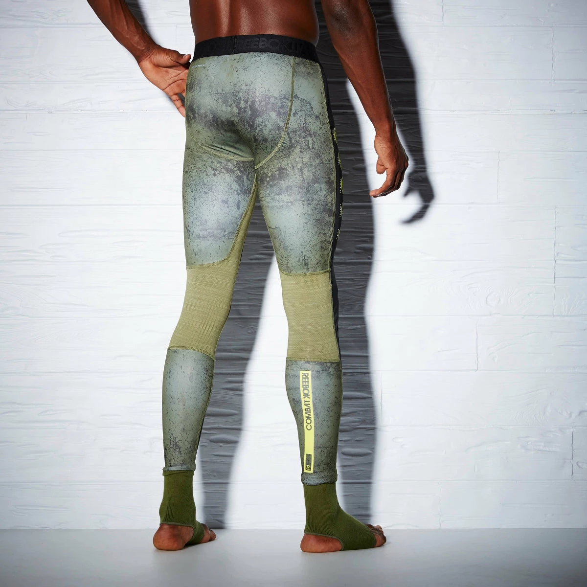 Reebok Combat Training Ankle Lock Tight - Black/green, AP6721 4 Reebok Combat Training Ankle Lock Tight - Black/green, AP6721 - Image 2