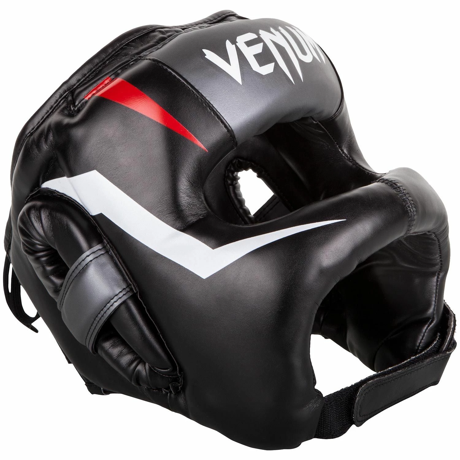 Venum Headguard Elite Iron - Black/white 3 Venum Headguard Elite Iron - Black/white