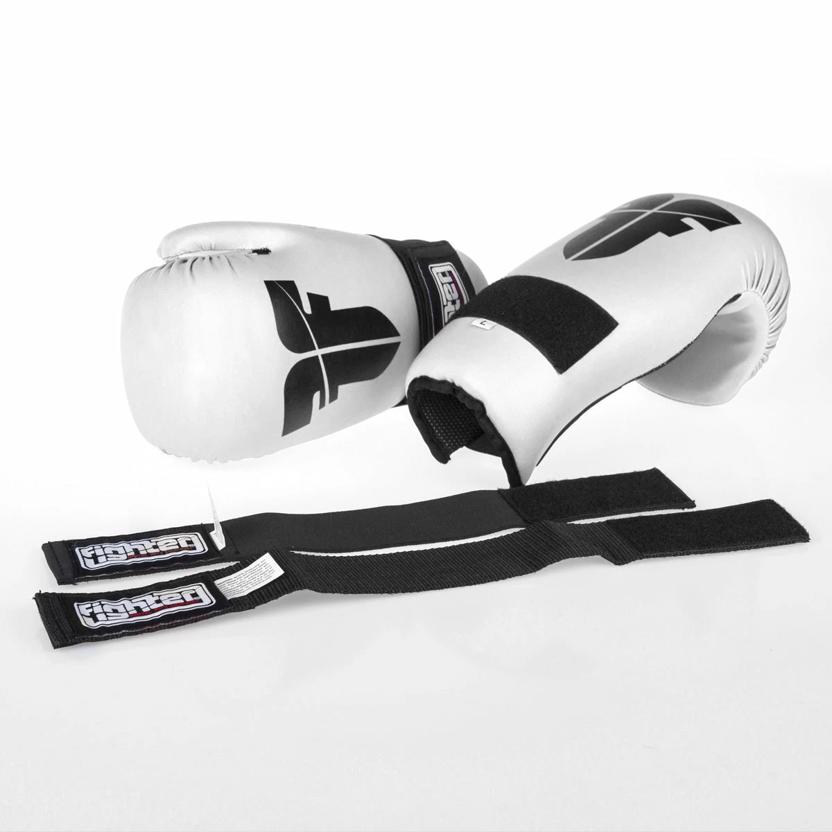 Fighter Open Gloves Strap - White, FOG-001W 6 Fighter Open Gloves Strap - White, FOG-001W - Image 4