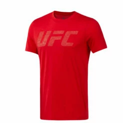 Reebok UFC Logo T-shirt - Red, D95021